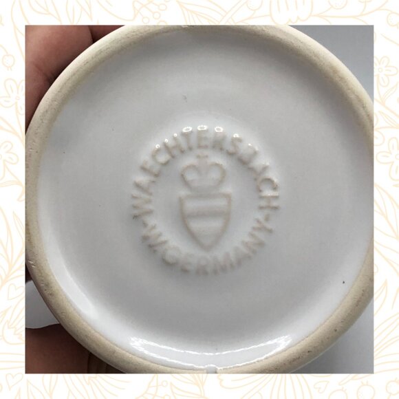 Wächtersbach Vintage Porcelain Balloon Sugar, Mustard or Jam Pot with Lid - Picture 7 of 7